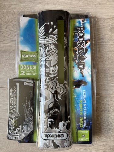 Rock band faceplate with - with, skin